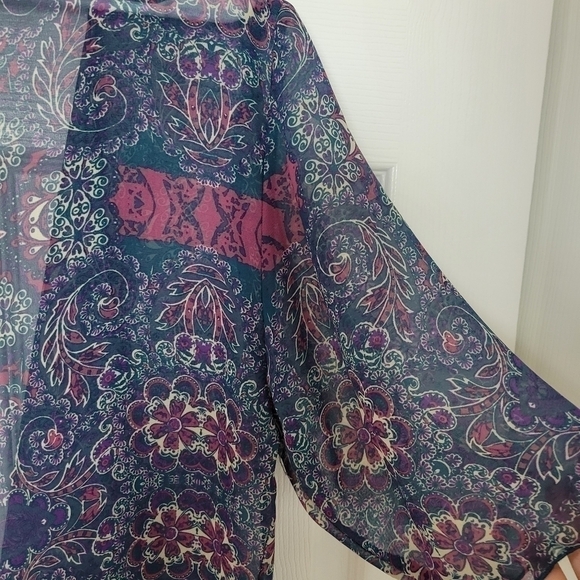 LuLaRoe Women's Shirley Kimono Sheer Cover Up size Small - Picture 5 of 7